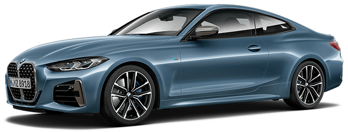 BMW 4 Series coupe side profile