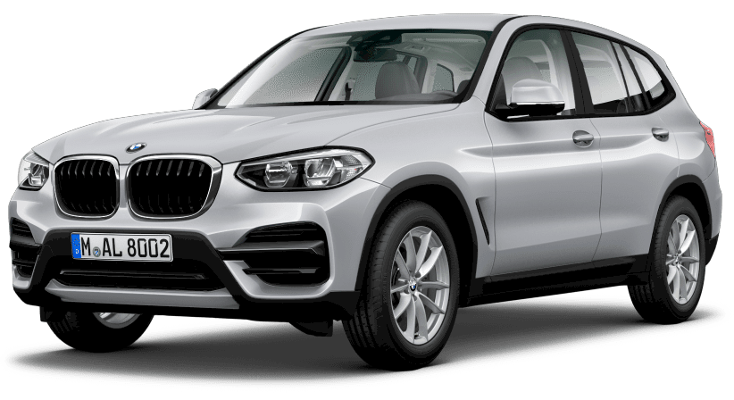 Front view of BMW X3