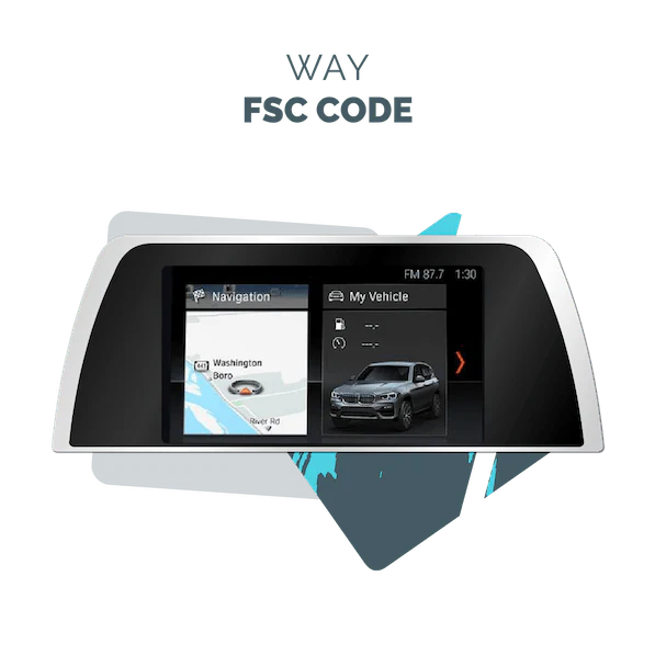 BMW WAY maps lifetime FSC code for EntryNav2 navigation — G-series and MINI