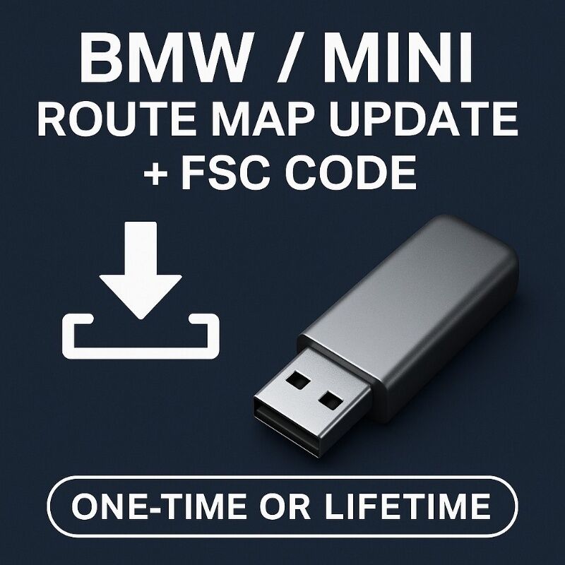 BMW / MINI Route Map Update product image with FSC Code